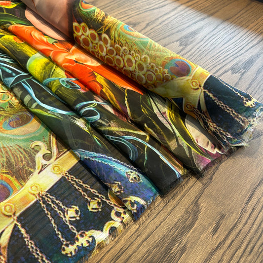 Silky Satin Prints